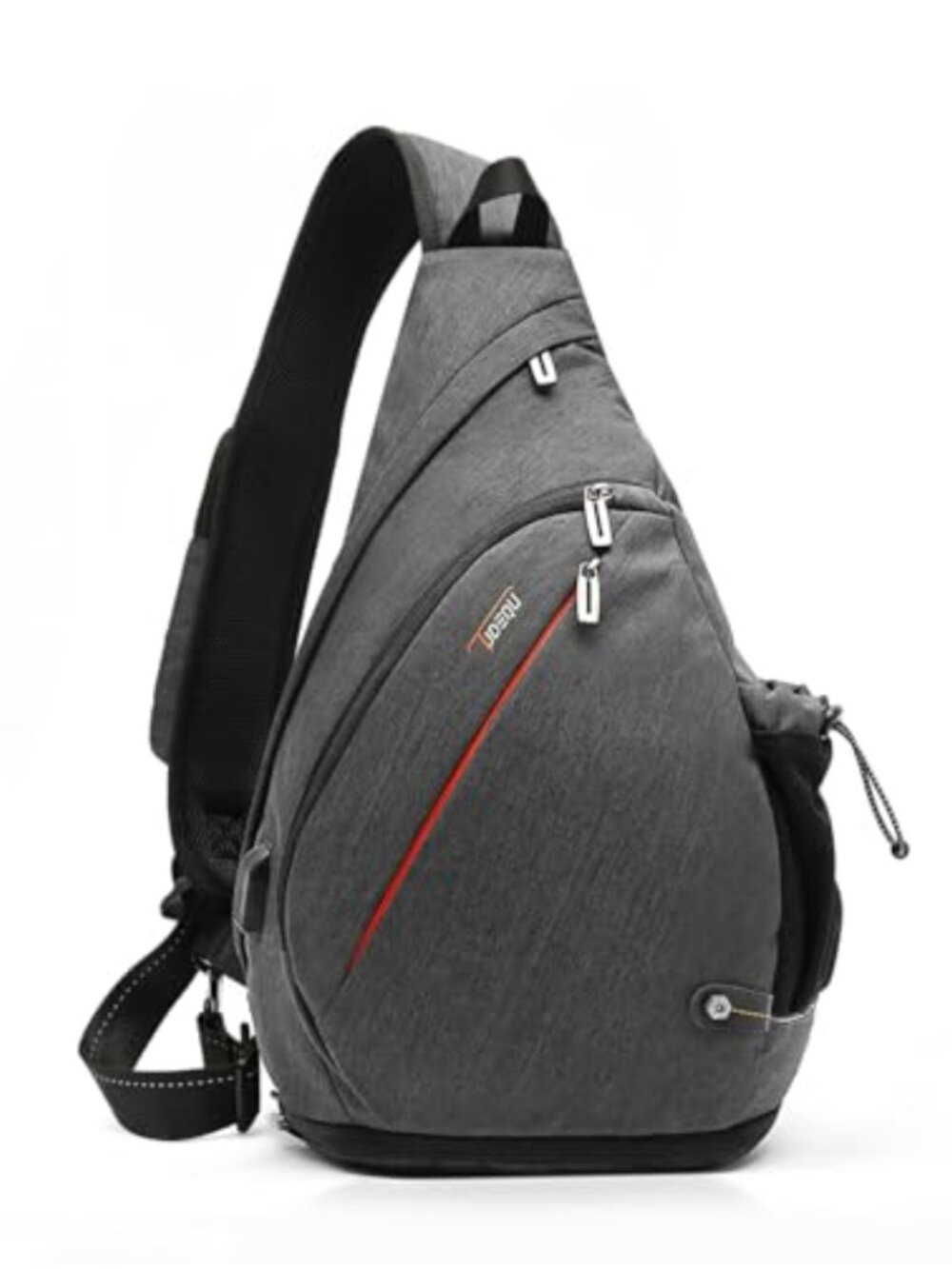 19L Sling Bag Crossbody Backpack 8 Pocket Hiking Daypack USB Port